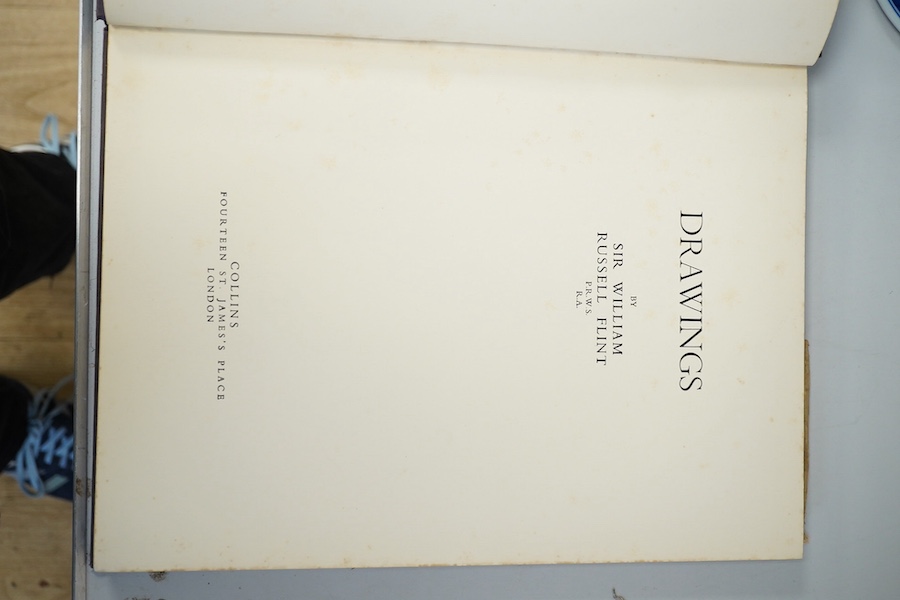 Rowlandson, Thomas - The Amourous Illustrations ... Introduction by Gert Schif. num. coloured illus. throughout with coloured pictorial e/ps.; publisher's cloth and d/wrapper, 4to. Cythera Press, 1969; Flint, Sir William